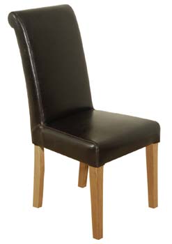 Toni Leather Dining Chairs (pair)