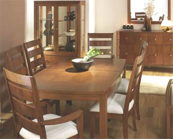 Vermont Dining Set with Ladderback Chairs