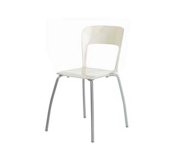 Vogue Dining Chair in White (set of 6) - FREE