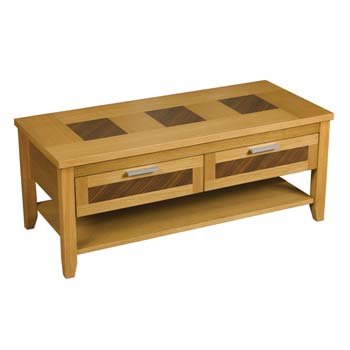 Furniture123 Weiler Oak Rectangular Coffee Table