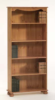 Furniture123 Wessex Pine 4 Shelf Bookcase
