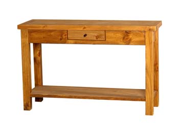 Woodsen Pine Console Table