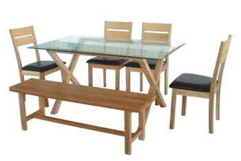 Furniture123 Zen Dining Set - FREE NEXT DAY DELIVERY