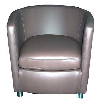 Zone Leather Tub Chair