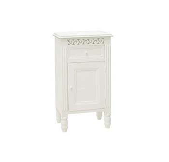 Furniture123 Zurich White Bedside Cabinet