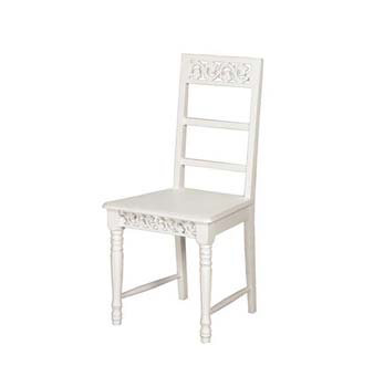 Furniture123 Zurich White Chair - FREE NEXT DAY DELIVERY