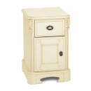 Amore Latte Small Bedside with Door