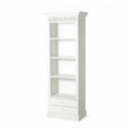 FurnitureToday Belgravia White Narrow Bookcase 