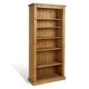 FurnitureToday Chunky Pine Kenilworth 6FT Bookcase