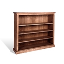 FurnitureToday Chunky Pine Mocha 4FT Wide Bookcase