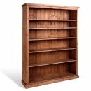 FurnitureToday Chunky Pine Mocha 6FT Wide Bookcase