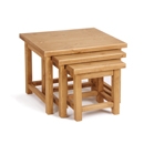 FurnitureToday Chunky Pine Nest of Tables
