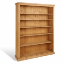 FurnitureToday Chunky Pine Wide 6FT Bookcase