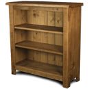 Chunky Plank Pine small adjustable bookcase