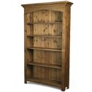 FurnitureToday Chunky Plank Pine tall arch bookcase