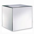 FurnitureToday Contemporary Mirrored Cube Coffee Table