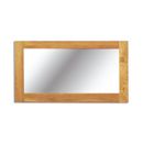 Contemporary Oak Large Mirror