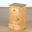 Cotswold Pine 1 Drawer 1 door mini chest