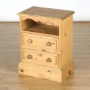 Cotswold Pine 2 Drawer open top mini chest