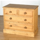 Cotswold Pine 2 over 2 chest of drawers