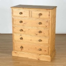 Cotswold Pine 2 over 4 chest of drawers