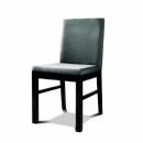 FurnitureToday Cuba Black Ash Fabric Dining Chairs