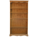 Devon Pine 5ft bookcase