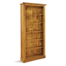FurnitureToday Distressed Oak Large Bookcase