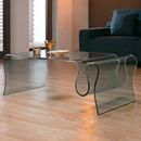 FurnitureToday Giavelli Clear Fold Coffee Table