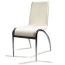 FurnitureToday Giavelli Cream Curved Dining Chair