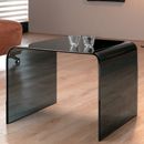FurnitureToday Giavelli Curved Smoked Glass Coffee Table