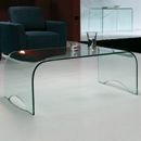 Giavelli Rectangular Curved Glass Coffee Table