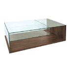 FurnitureToday Glass and wood coffee table Marbo
