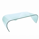 Glass Manta Curved Coffee Table