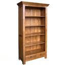 FurnitureToday Hartford Rustic Oak Bookcase