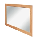 FurnitureToday Hereford Oak Small Wall Mirror