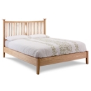 Hudson Oak Slatted Bed