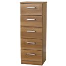Infuze Alive Tallboy chest of Five Drawers