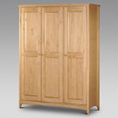 FurnitureToday Julian Bowen Kendal Pine 3 door wardrobe