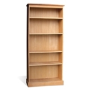 FurnitureToday Kendal Elm Tall Wide Bookcase