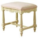 Les Saisons champagne dressing table stool