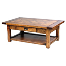 FurnitureToday Mango wood inlaid coffee table