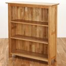 FurnitureToday Metro Living Solid Oak 3ft Bookcase