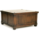 FurnitureToday Montana dark wood coffee table or double trunk