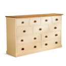 Mottisfont Painted Pine 11 Drawer Chest