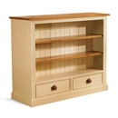 FurnitureToday Mottisfont Painted Pine 2 Drawer Bookcase