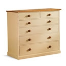 Mottisfont Painted Pine 2 over 4 Chest of Drawers