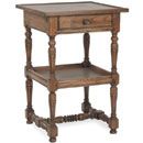 Oak Country 17C Table With Gallery And Drawer