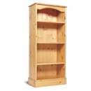 FurnitureToday One Range Pine Medium Narrow Bookcase