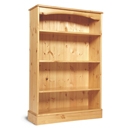 One Range Pine Medium Wide Bookcase